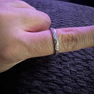 James Avery Retired Silver Love Heart
Stackable Ring